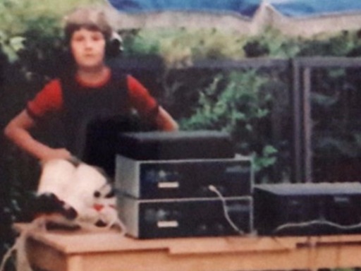 DJ Acki mit 12 Jahren